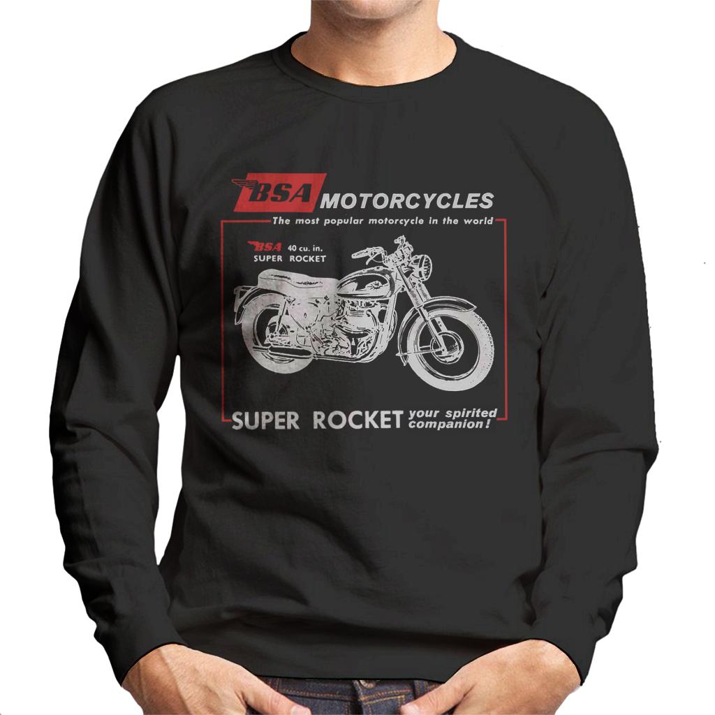 BSA Motorcycles Super Rocket Men's Sweatshirt-ALL + EVERY