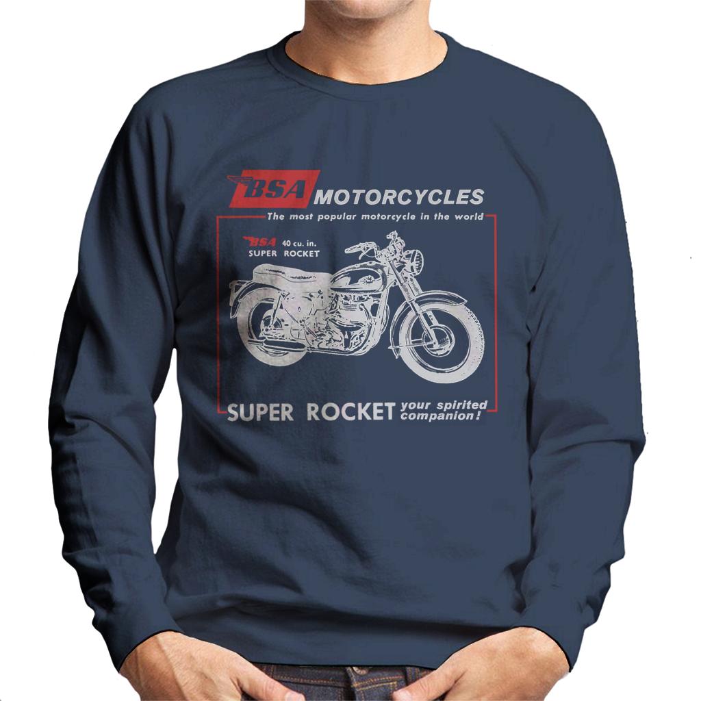 BSA Motorcycles Super Rocket Men's Sweatshirt-ALL + EVERY