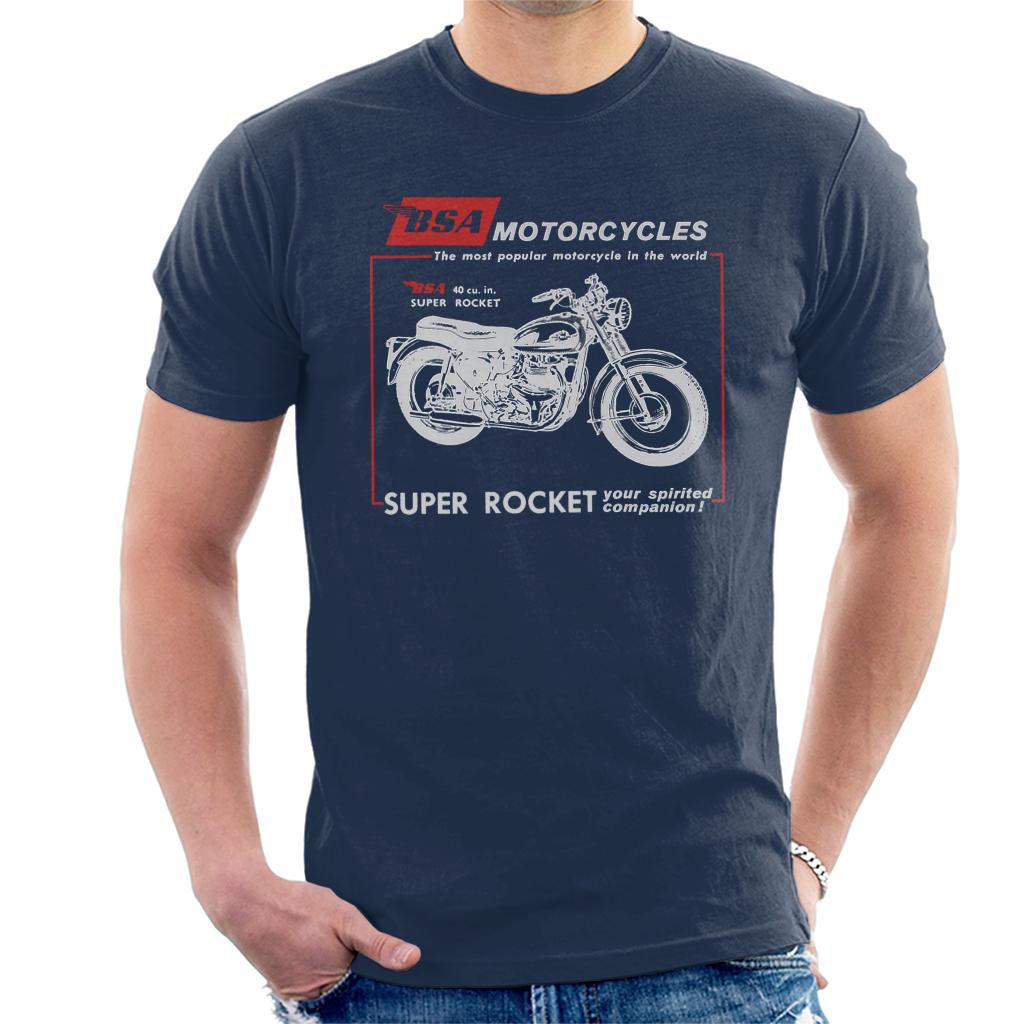 BSA Motorcycles Super Rocket Men's T-Shirt-ALL + EVERY