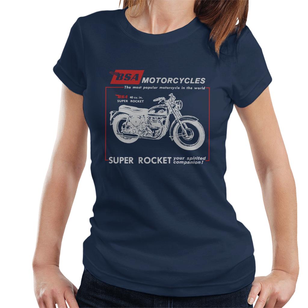 BSA Motorcycles Super Rocket Women's T-Shirt-ALL + EVERY