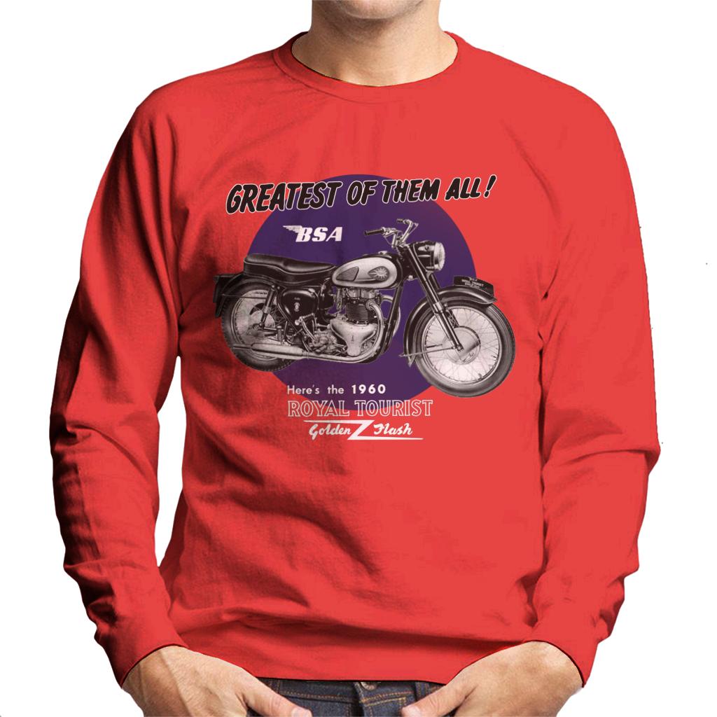 BSA Greatest Of Them All Golden Flash Men's Sweatshirt-ALL + EVERY