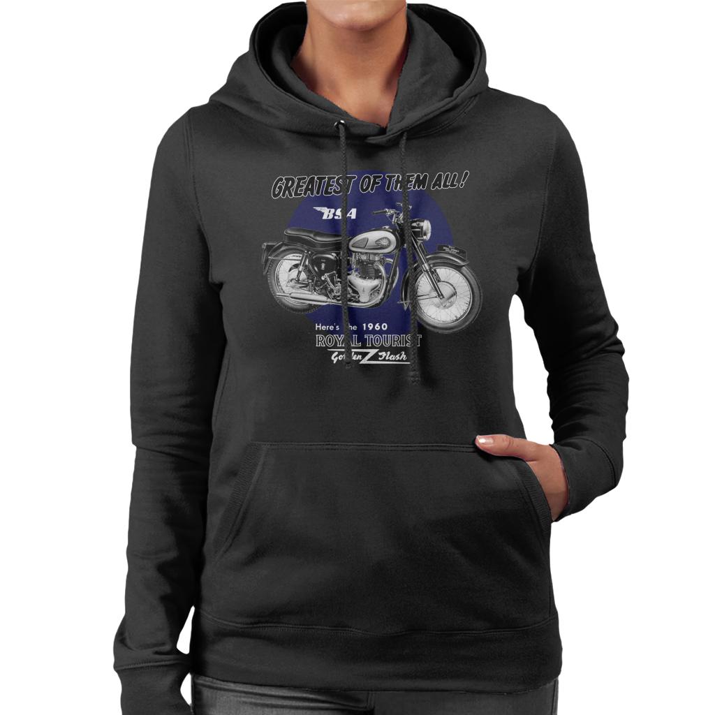 BSA Greatest Of Them All Golden Flash Women's Hooded Sweatshirt-ALL + EVERY