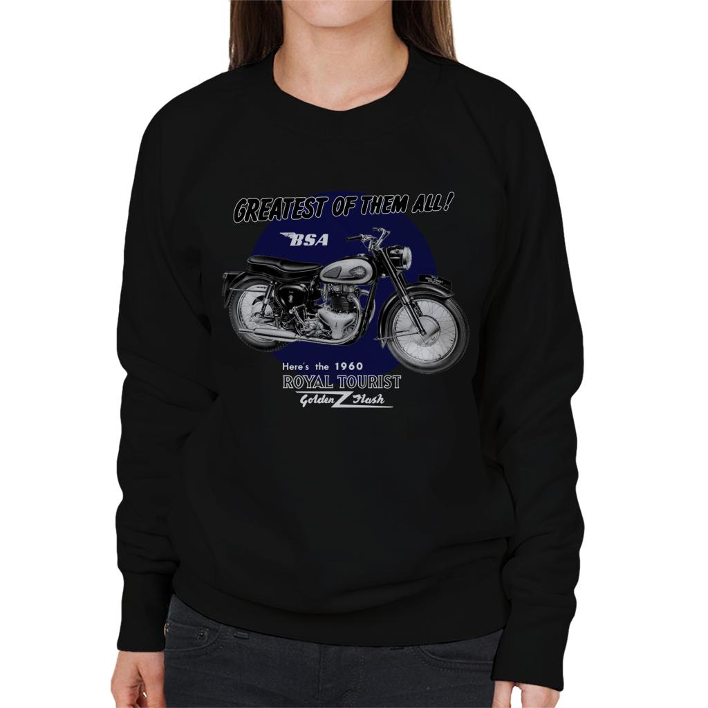 BSA Greatest Of Them All Golden Flash Women's Sweatshirt-ALL + EVERY