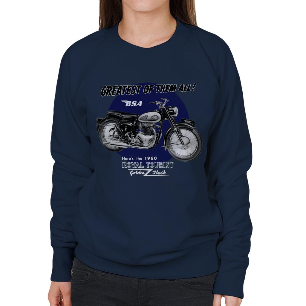 BSA Greatest Of Them All Golden Flash Women's Sweatshirt-ALL + EVERY