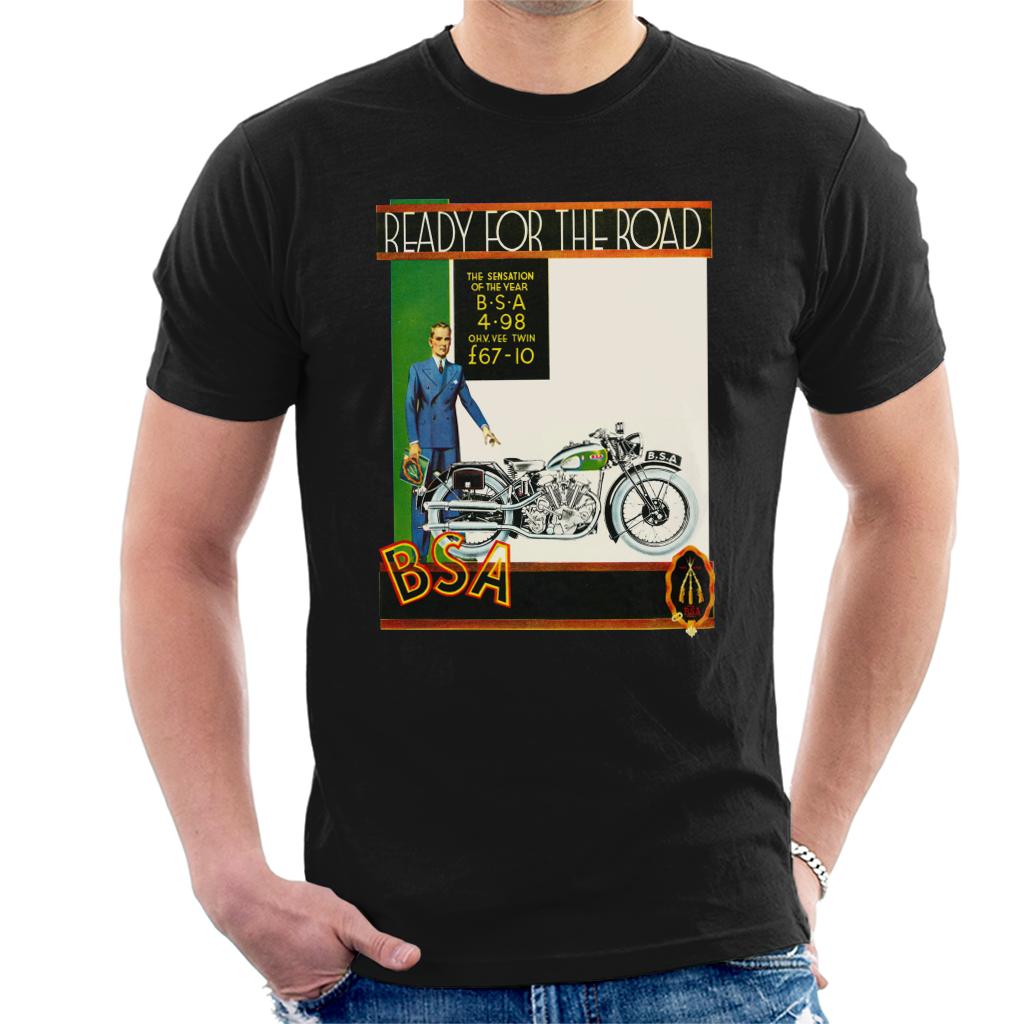 BSA Ready For The Road Men's T-Shirt-ALL + EVERY