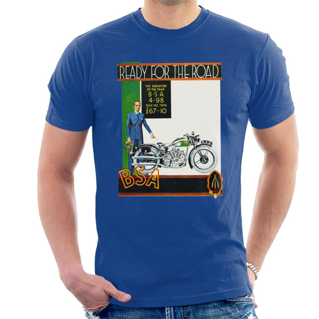 BSA Ready For The Road Men's T-Shirt-ALL + EVERY