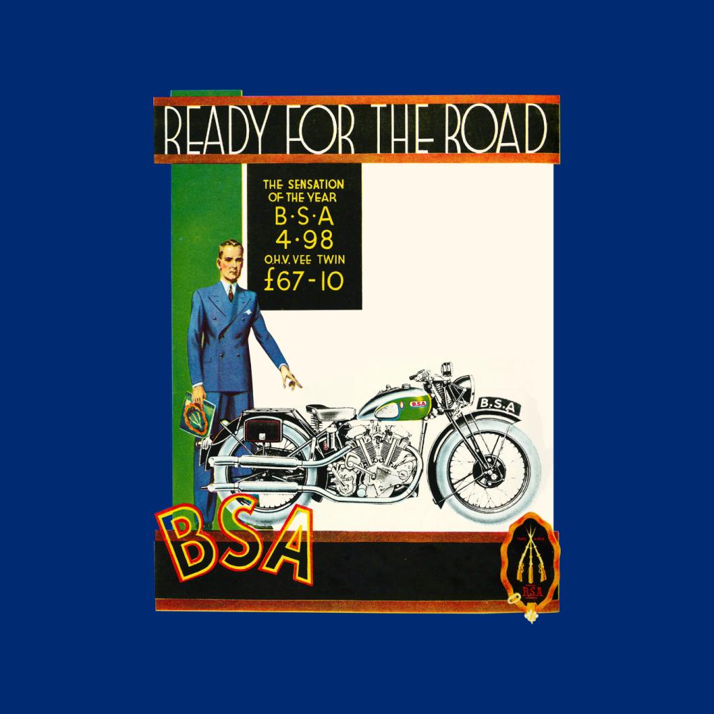 BSA Ready For The Road Men's T-Shirt-ALL + EVERY