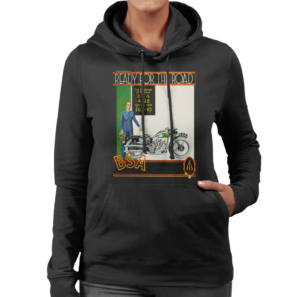 BSA Ready For The Road Women's Hooded Sweatshirt-ALL + EVERY