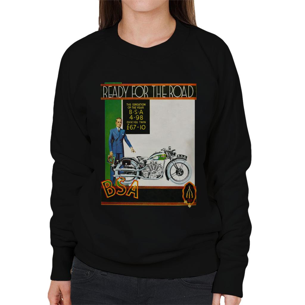 BSA Ready For The Road Women's Sweatshirt-ALL + EVERY