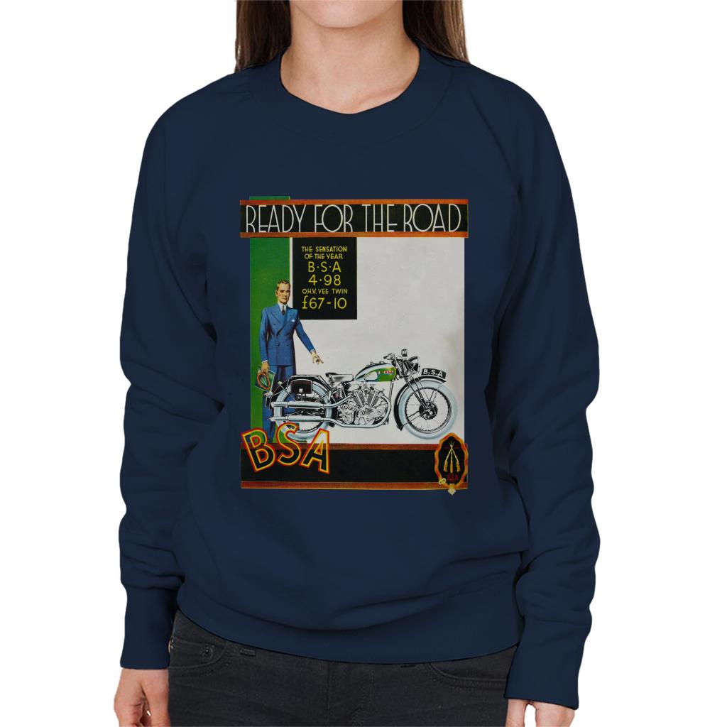 BSA Ready For The Road Women's Sweatshirt-ALL + EVERY