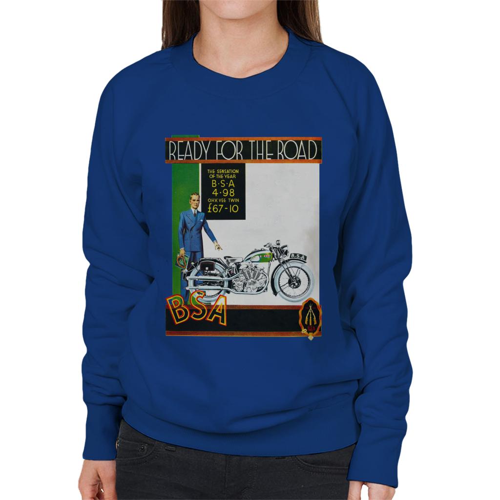 BSA Ready For The Road Women's Sweatshirt-ALL + EVERY