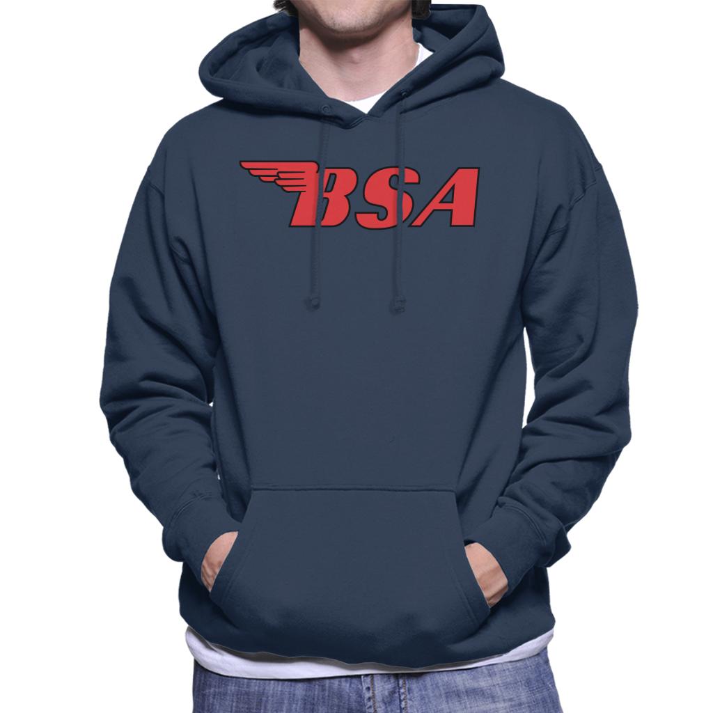 BSA Red Logo Men's Hooded Sweatshirt-ALL + EVERY