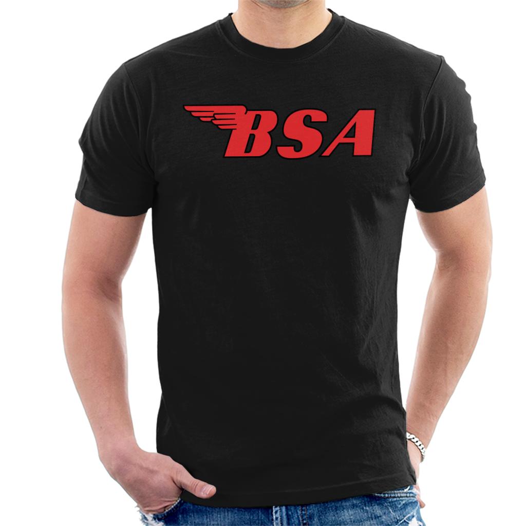 BSA Red Logo Men's T-Shirt-ALL + EVERY