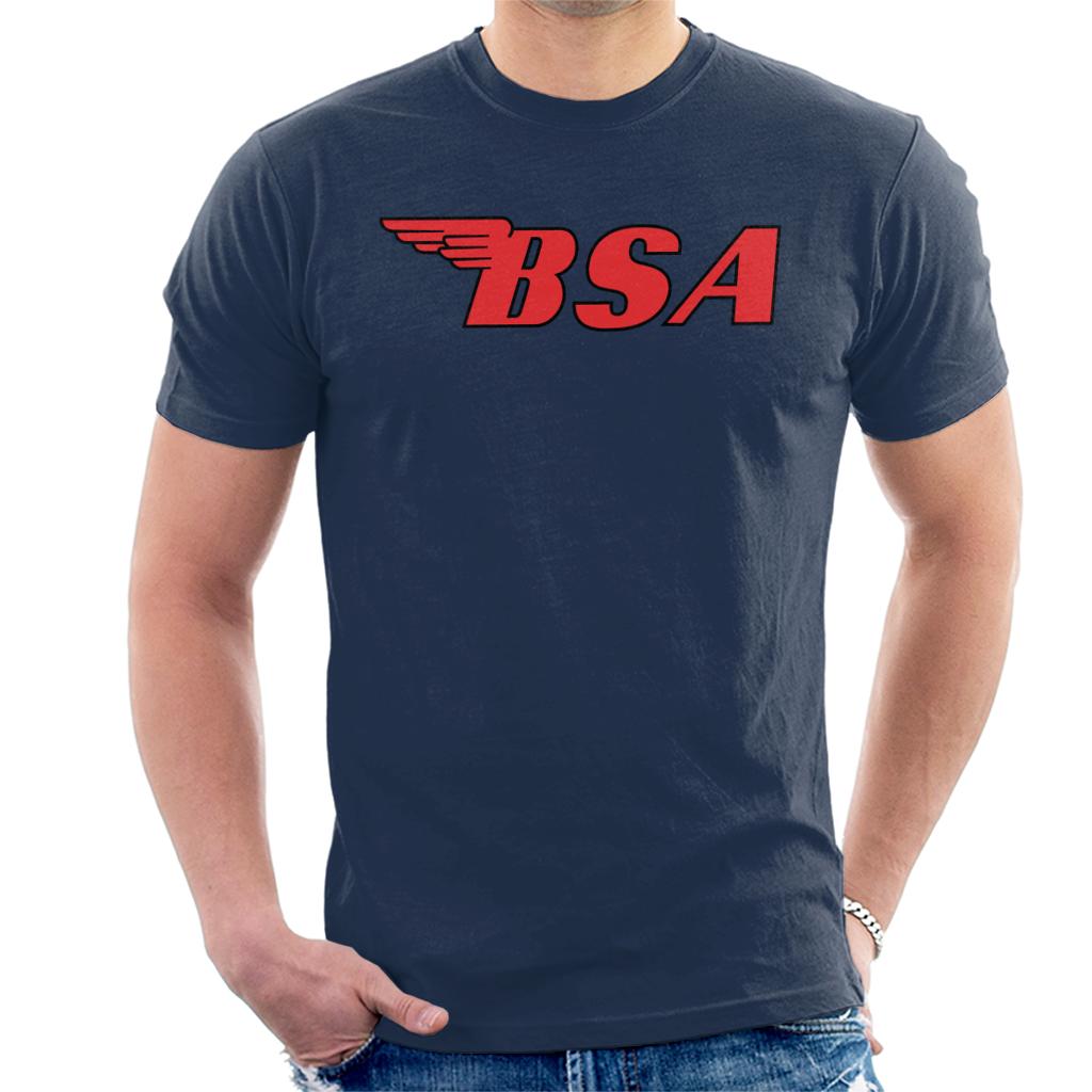 BSA Red Logo Men's T-Shirt-ALL + EVERY