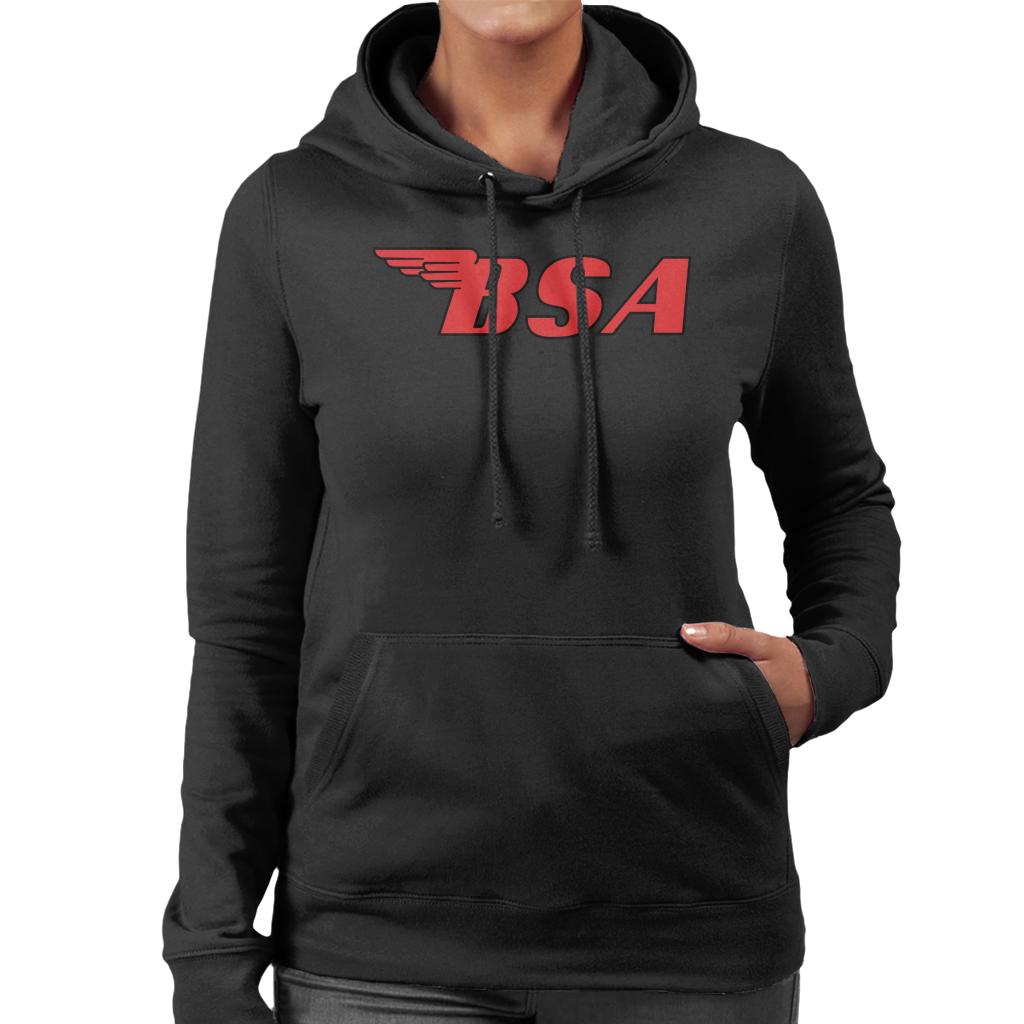 BSA Red Logo Women's Hooded Sweatshirt-ALL + EVERY