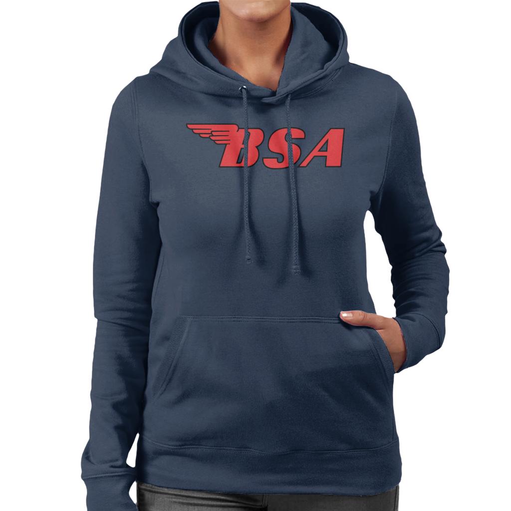 BSA Red Logo Women's Hooded Sweatshirt-ALL + EVERY