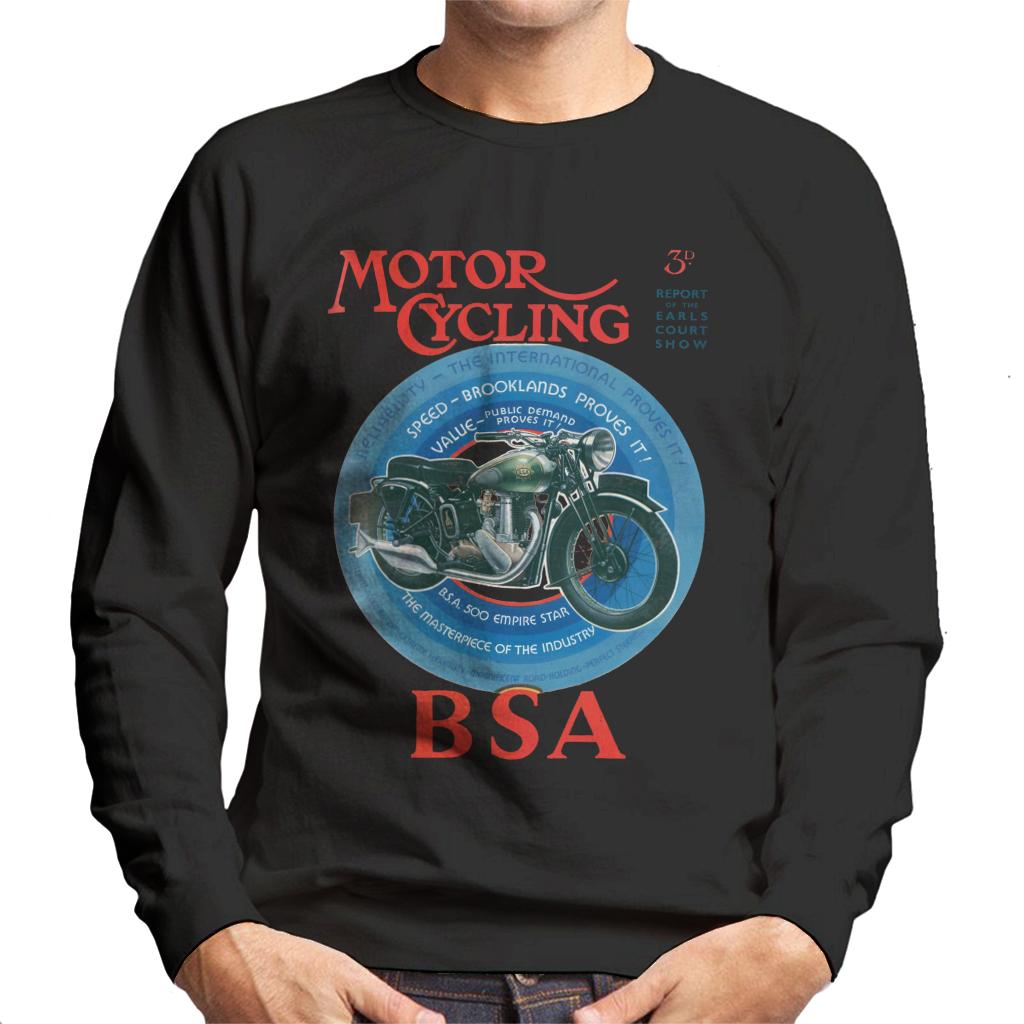 BSA Motor Cycling Empire Star Men's Sweatshirt-ALL + EVERY