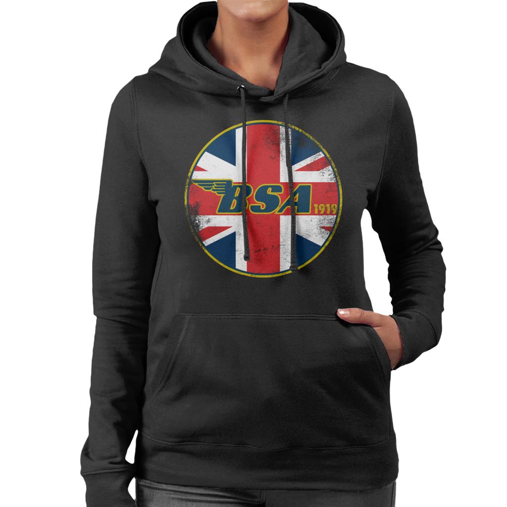 BSA 1919 Union Jack Icon Women's Hooded Sweatshirt-ALL + EVERY