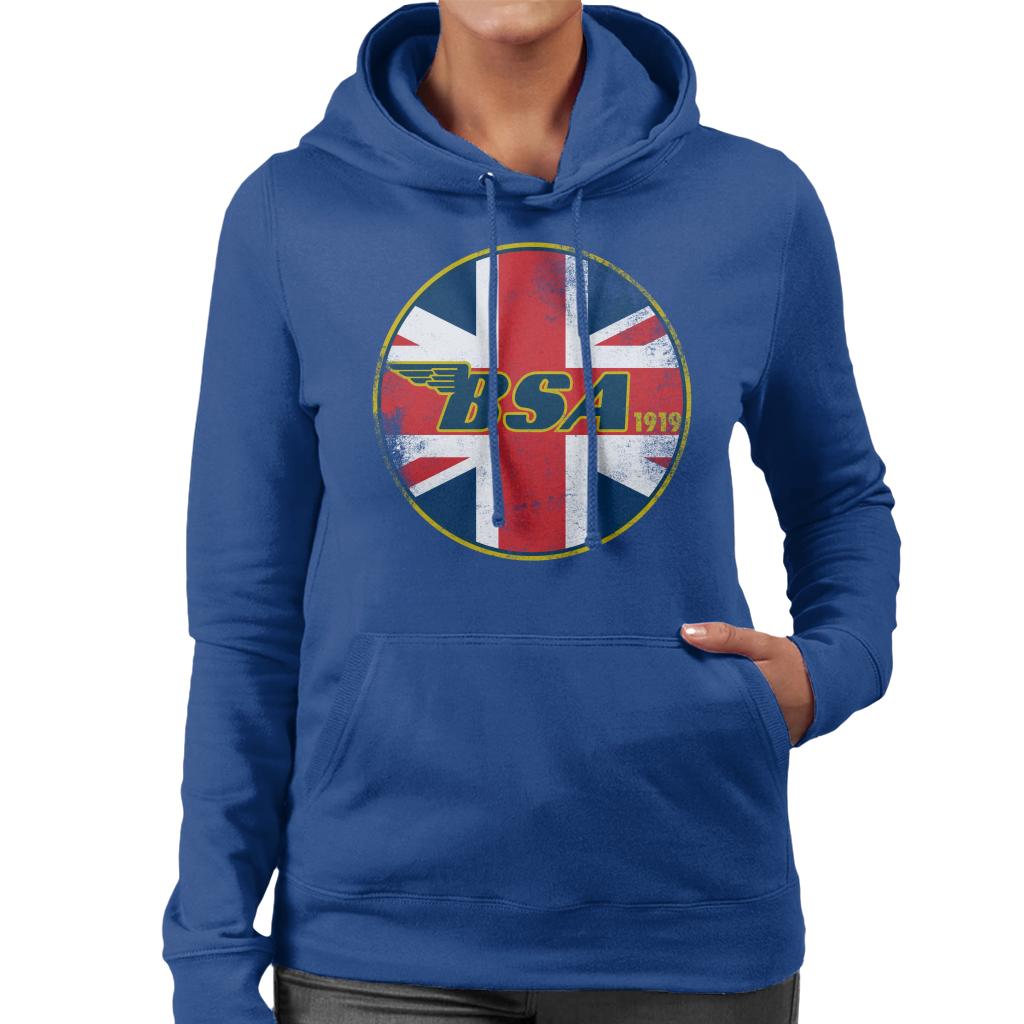 BSA 1919 Union Jack Icon Women's Hooded Sweatshirt-ALL + EVERY