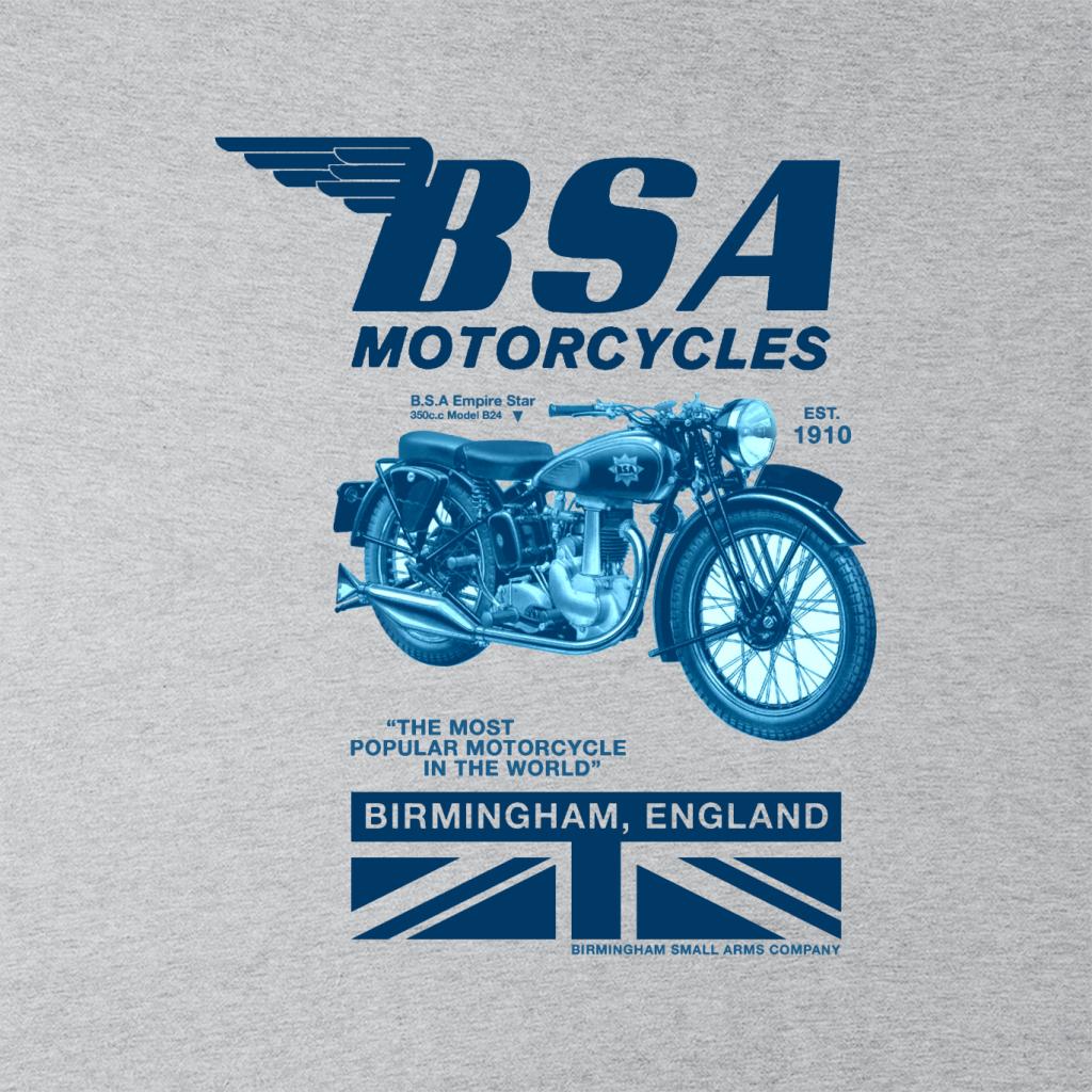 BSA Motorcycles Birmingham England Men's T-Shirt-ALL + EVERY