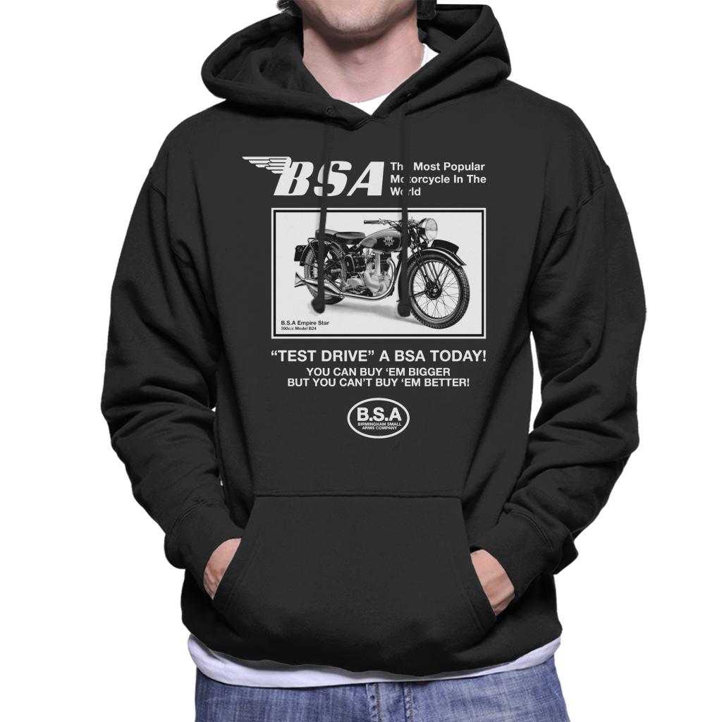 BSA Test Drive A BSA Today Men's Hooded Sweatshirt-ALL + EVERY