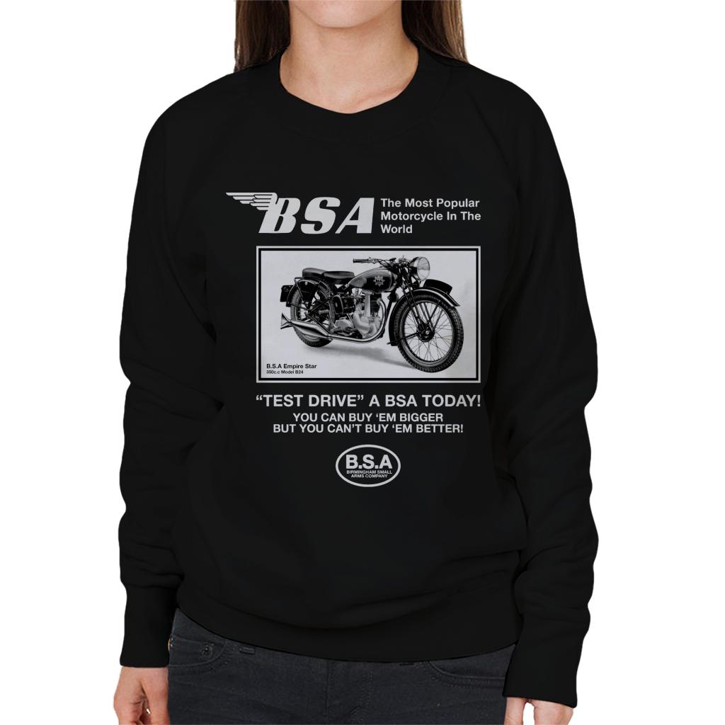 BSA Test Drive A BSA Today Women's Sweatshirt-ALL + EVERY