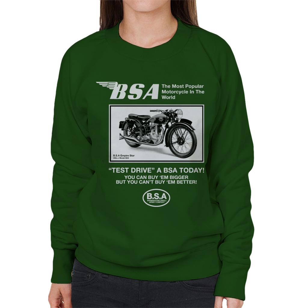 BSA Test Drive A BSA Today Women's Sweatshirt-ALL + EVERY