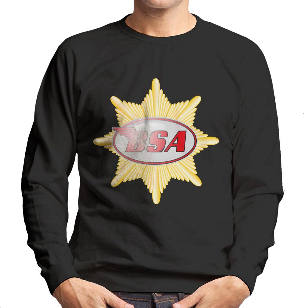 BSA Red Logo Badge Men's Sweatshirt-ALL + EVERY