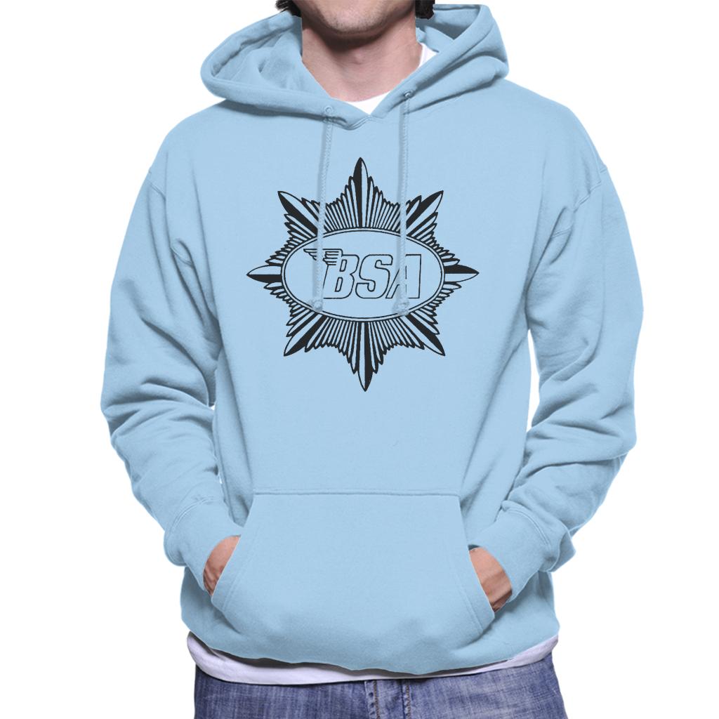 BSA Logo Badge Men's Hooded Sweatshirt-ALL + EVERY