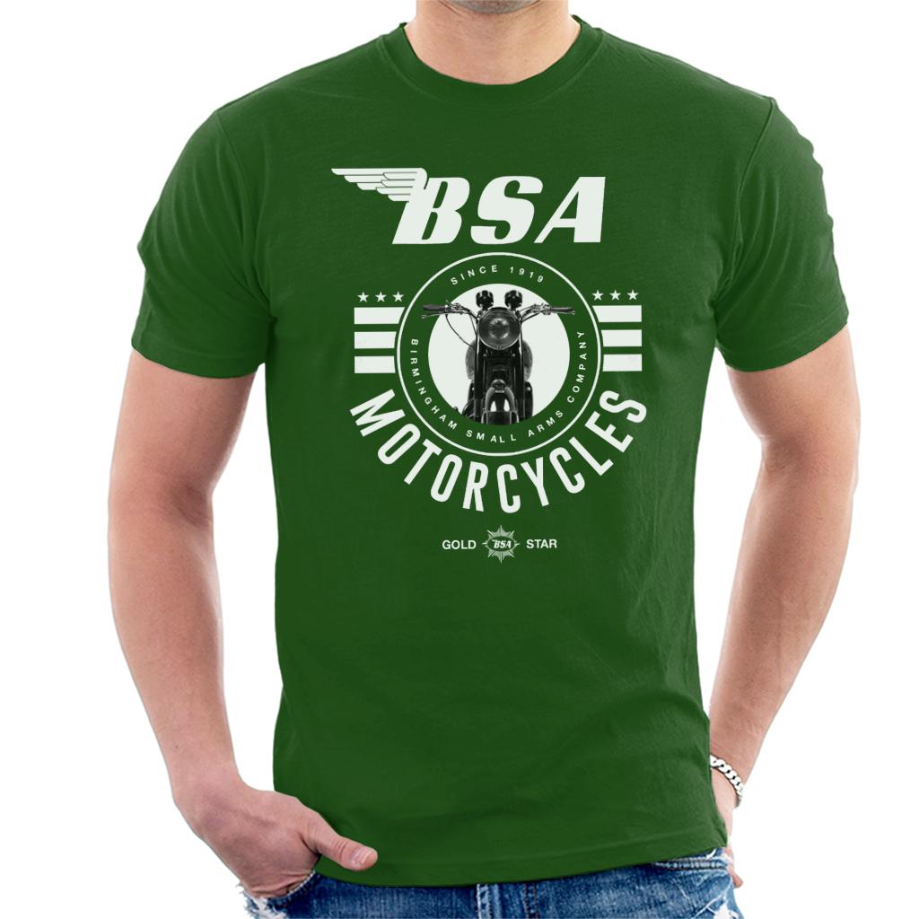 BSA Motorcycles Gold Star Men's T-Shirt-ALL + EVERY