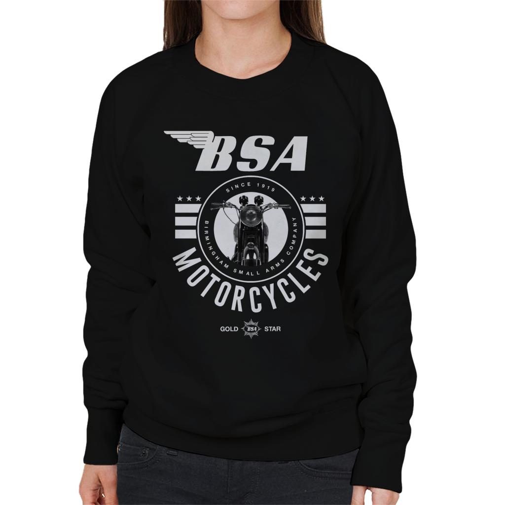 BSA Motorcycles Gold Star Women's Sweatshirt-ALL + EVERY