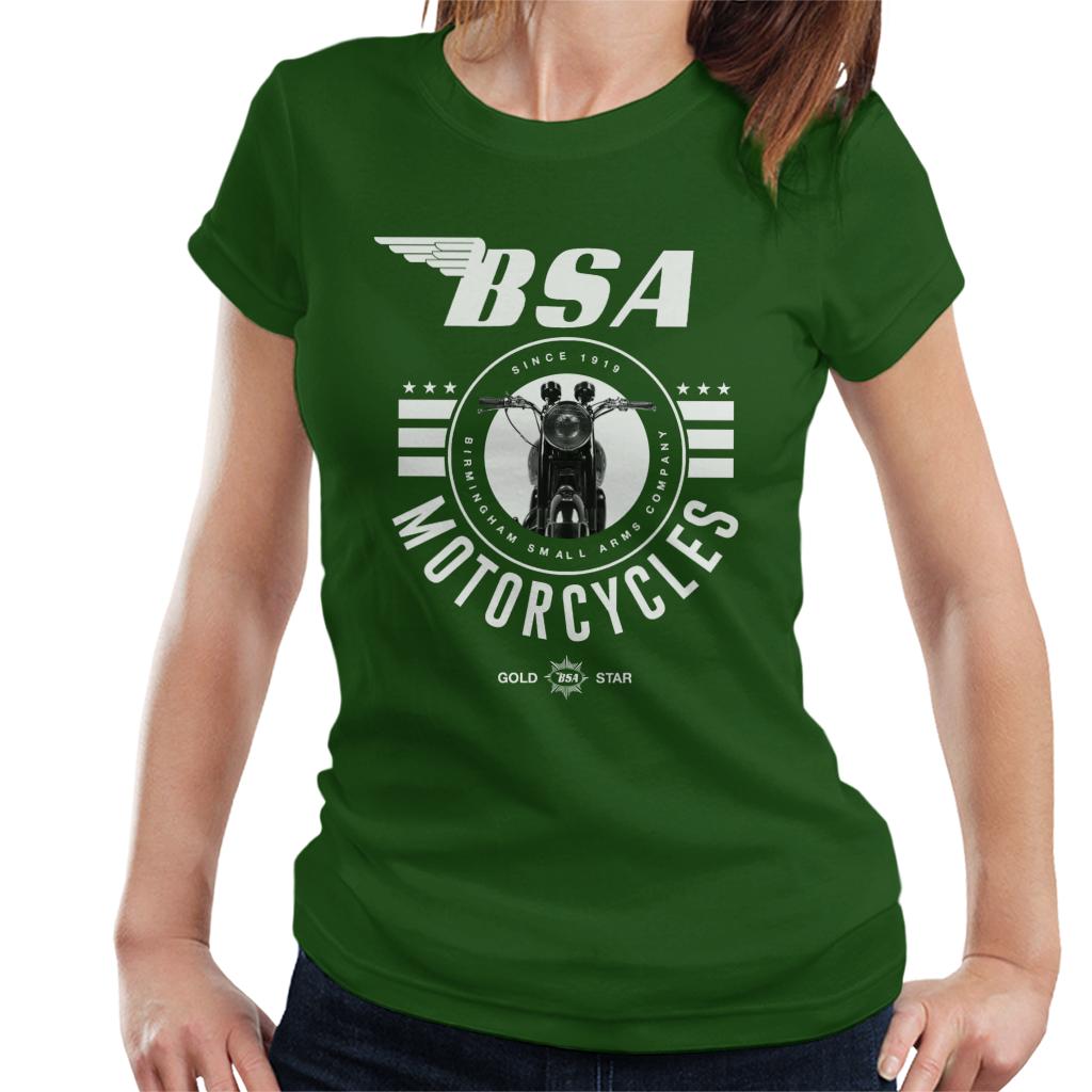 BSA Motorcycles Gold Star Women's T-Shirt-ALL + EVERY