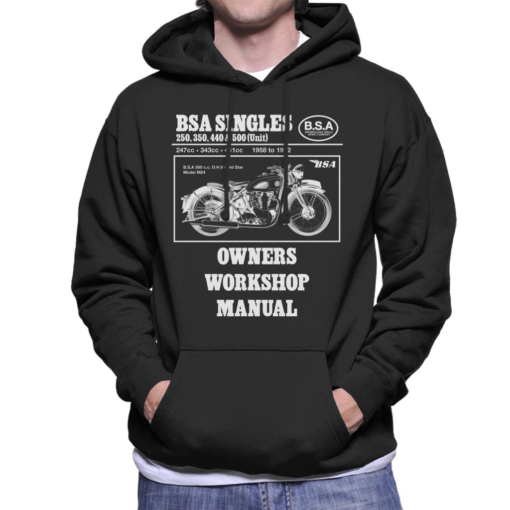 BSA Owners Workshop Manual Men's Hooded Sweatshirt-ALL + EVERY