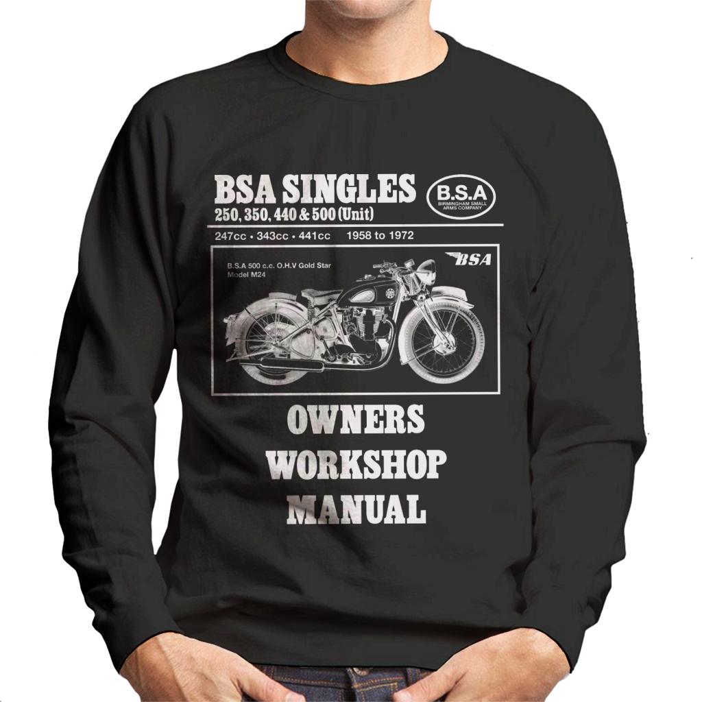 BSA Owners Workshop Manual Men's Sweatshirt-ALL + EVERY