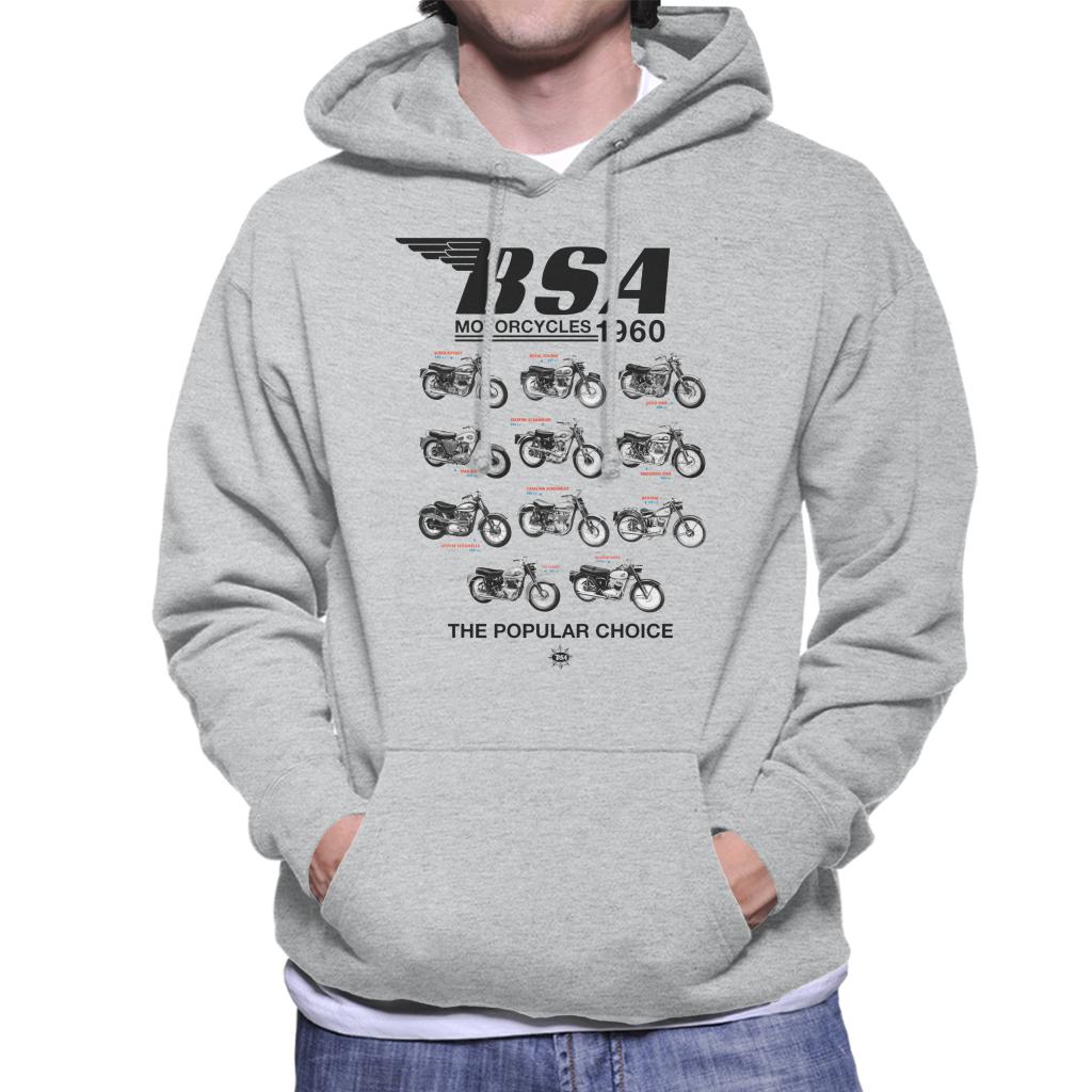 BSA Motorcycles 1960 The Popular Choice Men's Hooded Sweatshirt-ALL + EVERY