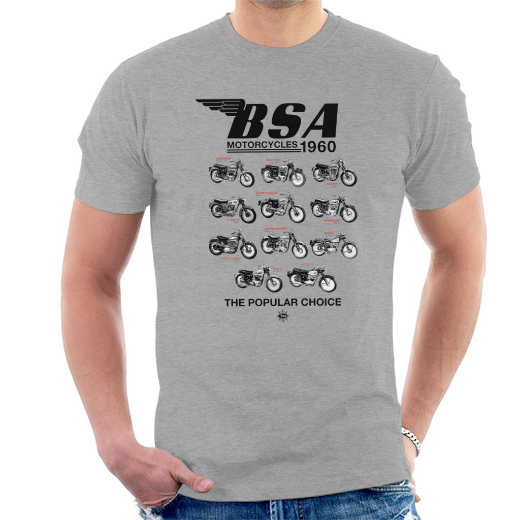 BSA Motorcycles 1960 The Popular Choice Men's T-Shirt-ALL + EVERY
