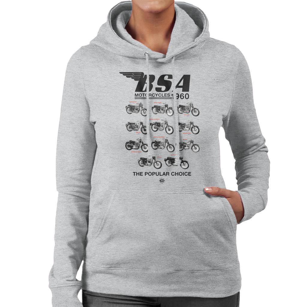 BSA Motorcycles 1960 The Popular Choice Women's Hooded Sweatshirt-ALL + EVERY