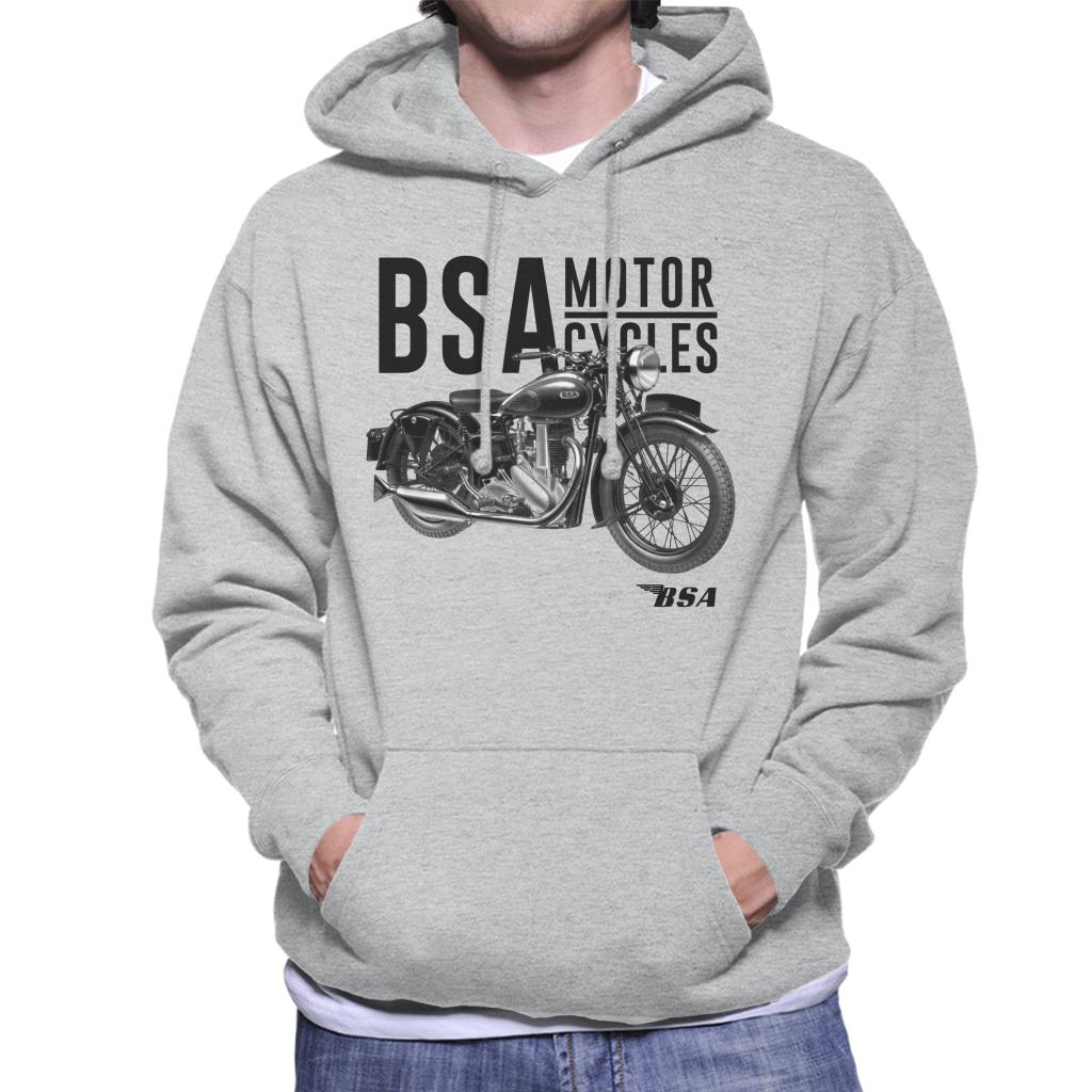 BSA Motorcycles Golden Flash Men's Hooded Sweatshirt-ALL + EVERY