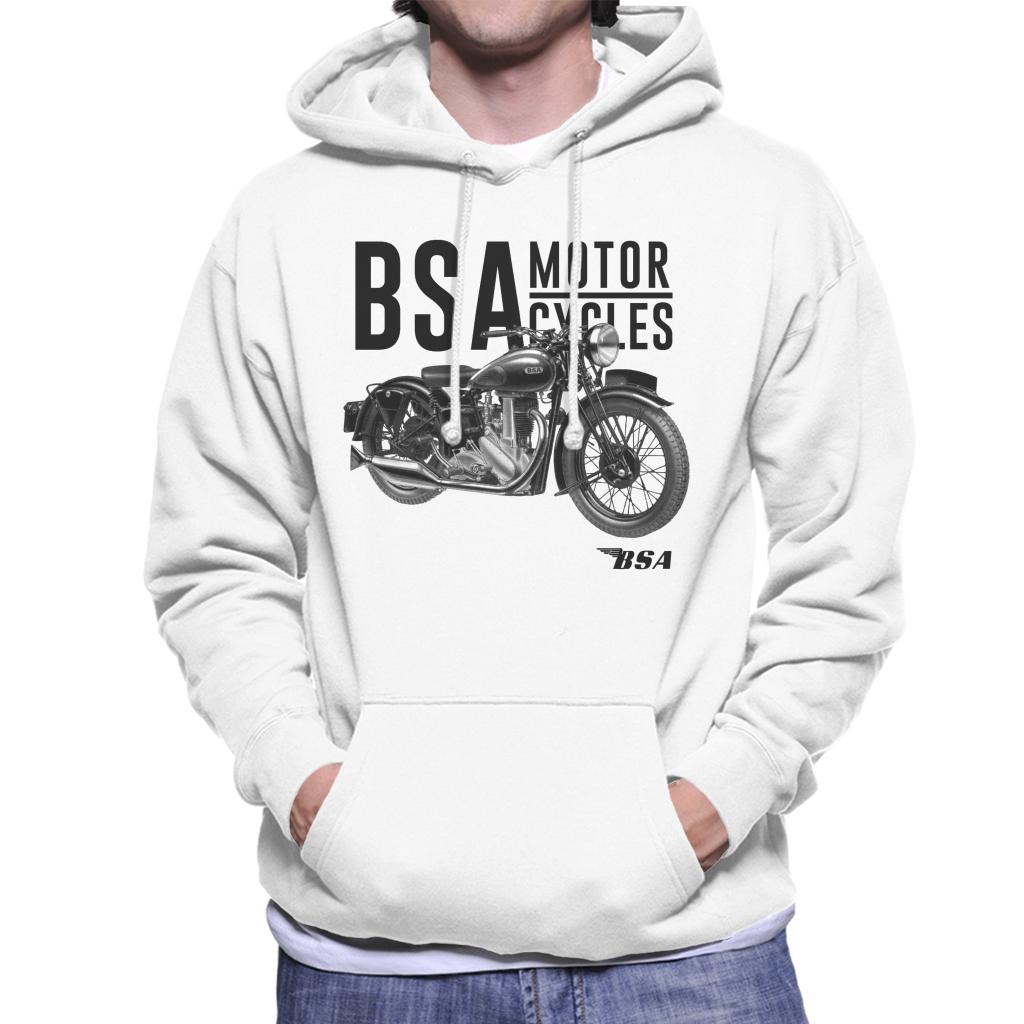 BSA Motorcycles Golden Flash Men's Hooded Sweatshirt-ALL + EVERY