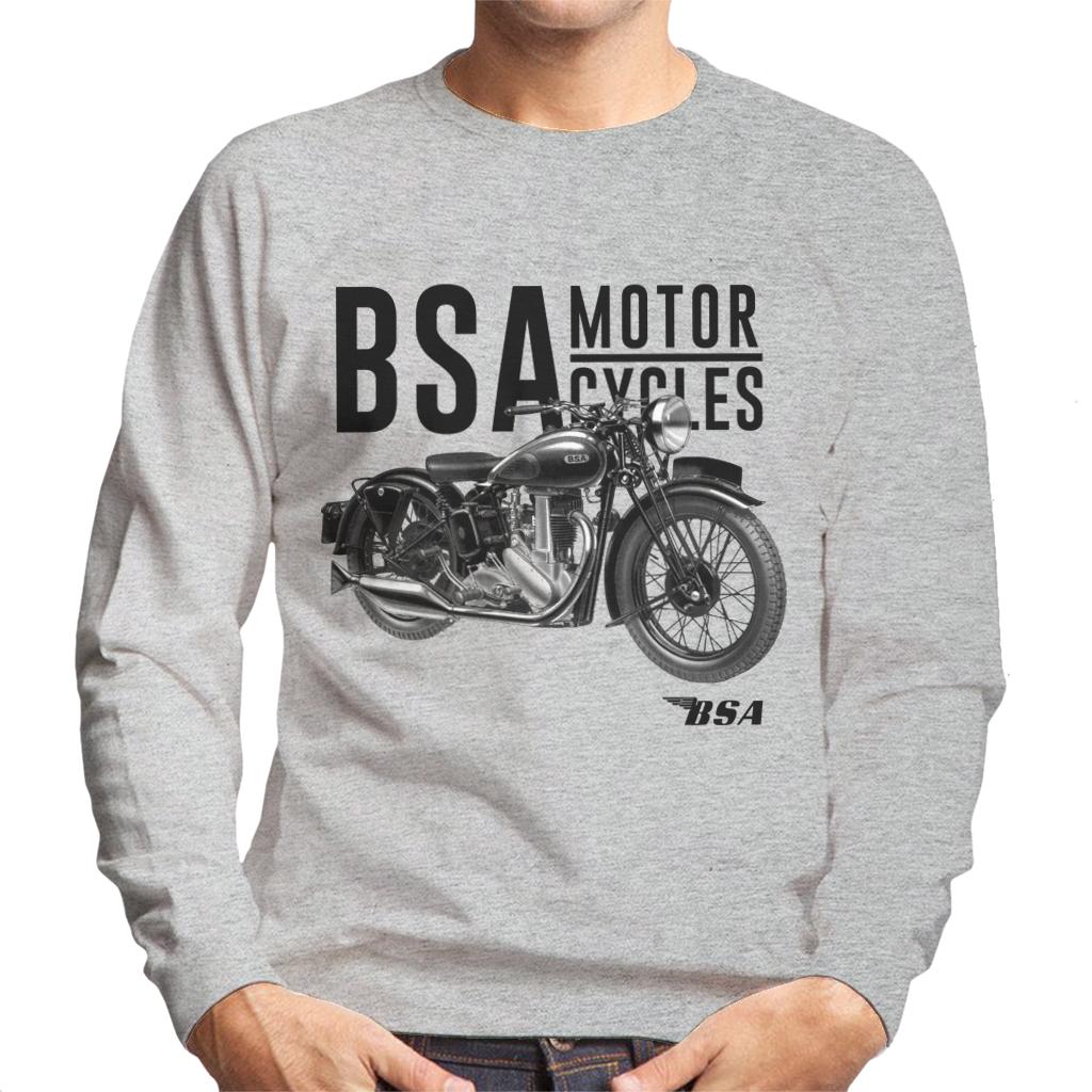 BSA Motorcycles Golden Flash Men's Sweatshirt-ALL + EVERY