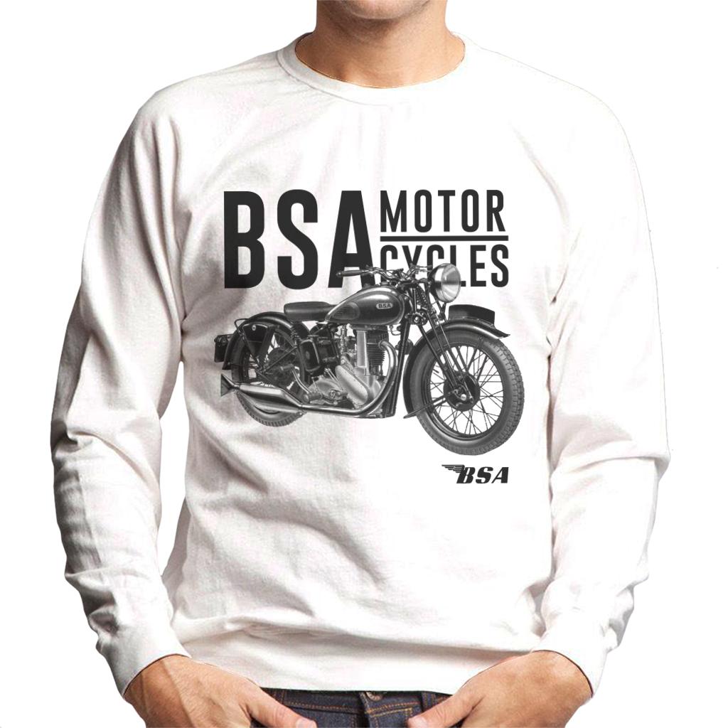 BSA Motorcycles Golden Flash Men's Sweatshirt-ALL + EVERY