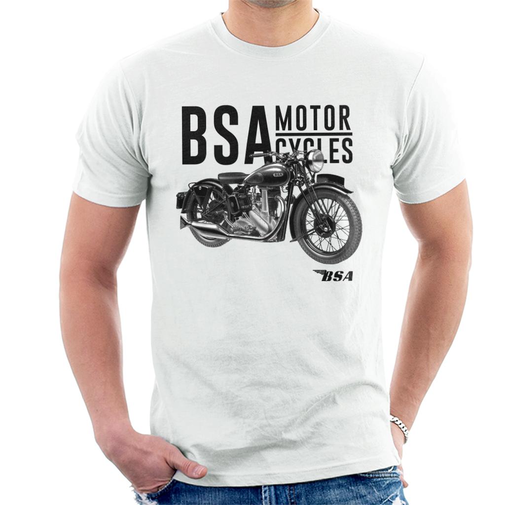 BSA Motorcycles Golden Flash Men's T-Shirt-ALL + EVERY