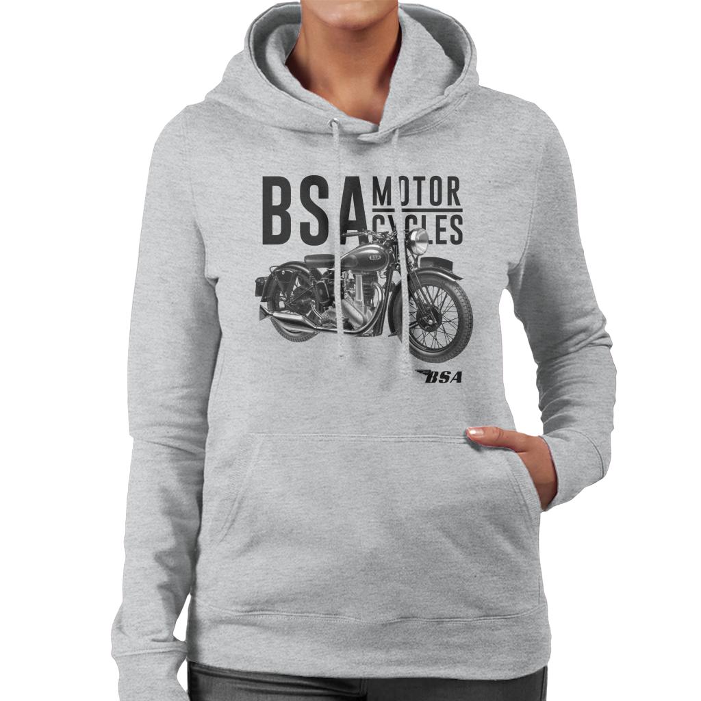 BSA Motorcycles Golden Flash Women's Hooded Sweatshirt-ALL + EVERY