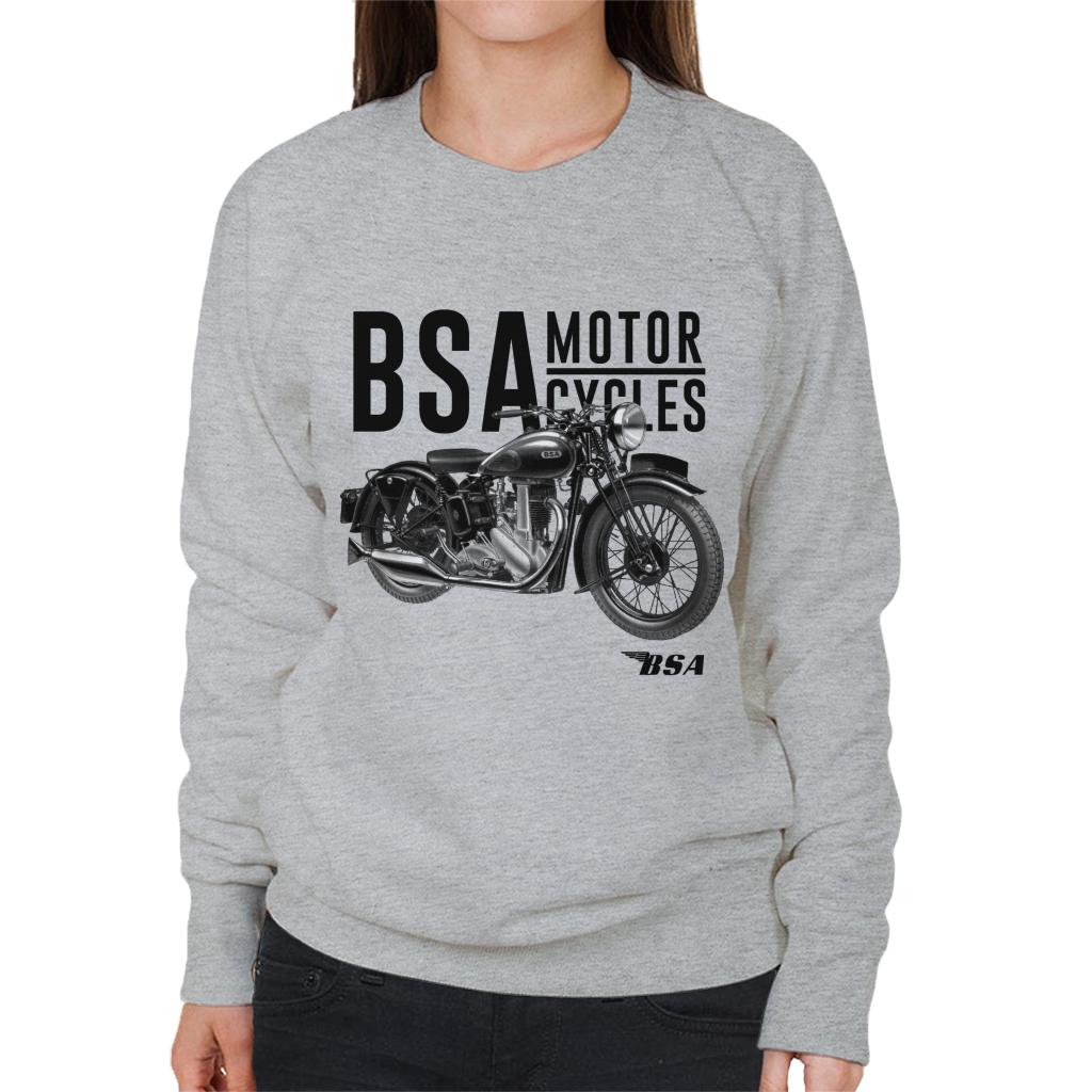 BSA Motorcycles Golden Flash Women's Sweatshirt-ALL + EVERY