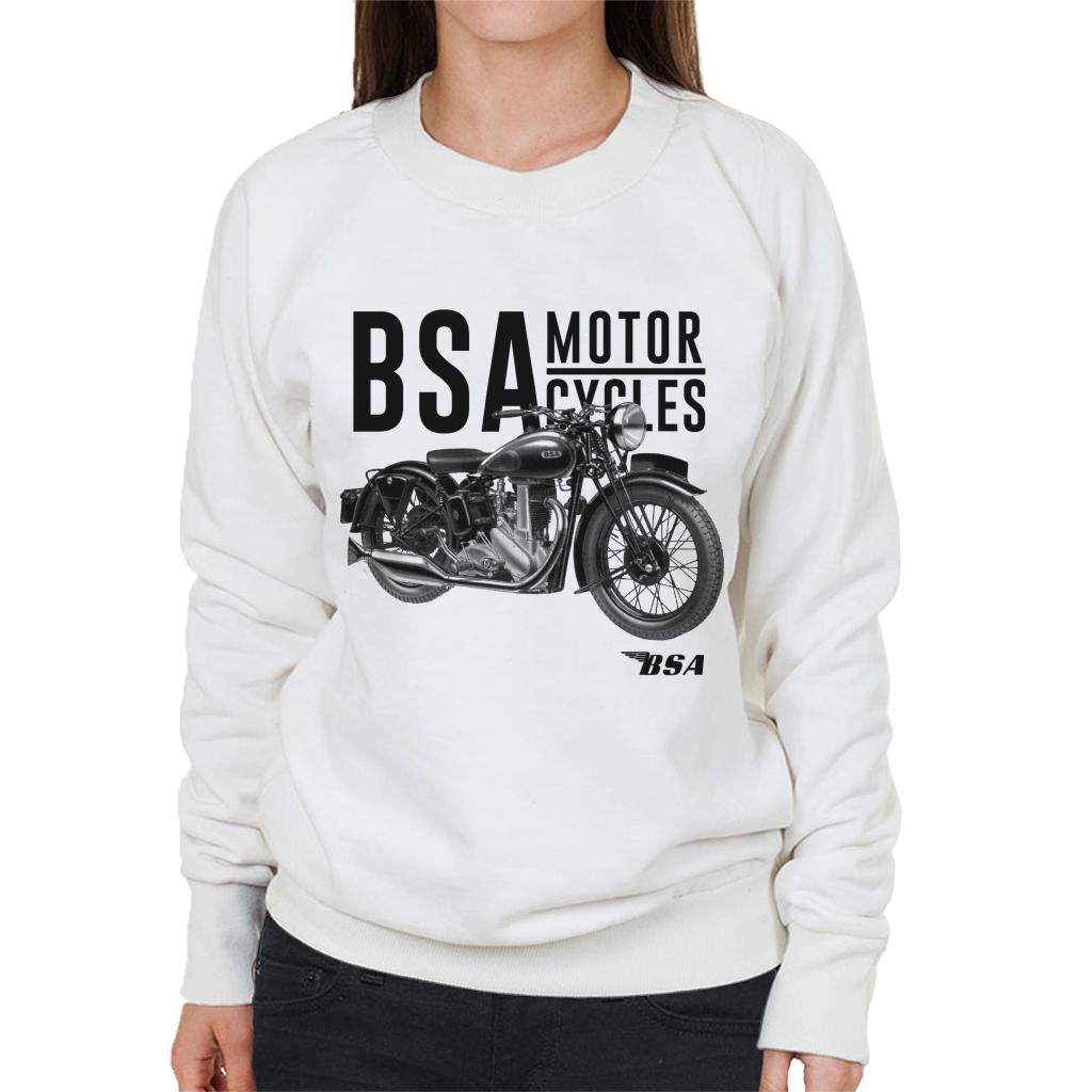 BSA Motorcycles Golden Flash Women's Sweatshirt-ALL + EVERY