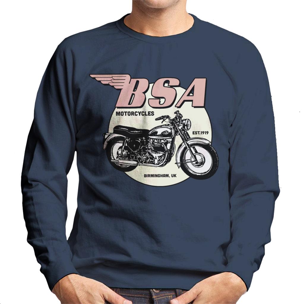 BSA Motorcycles Est 1919 Golden Flash Men's Sweatshirt-ALL + EVERY