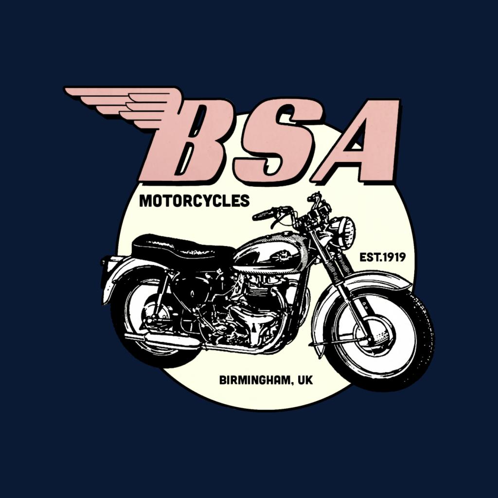 BSA Motorcycles Est 1919 Golden Flash Men's T-Shirt-ALL + EVERY