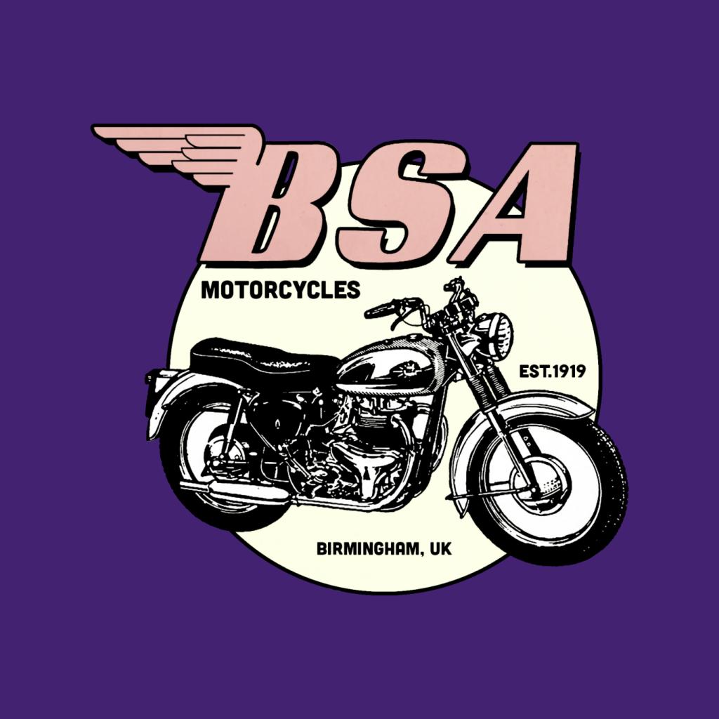 BSA Motorcycles Est 1919 Golden Flash Women's T-Shirt-ALL + EVERY