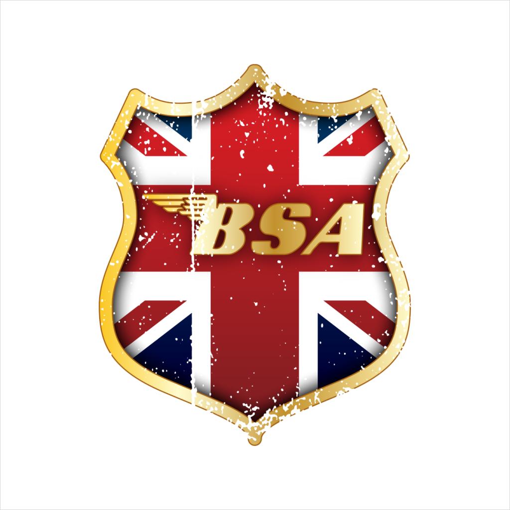 BSA Golden Logo Union Jack Badge Women's Sweatshirt-ALL + EVERY