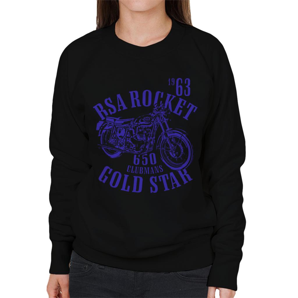 BSA Rocket 650 Clubmans Gold Star Women's Sweatshirt